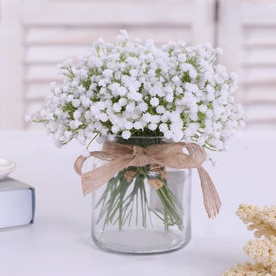 Pack of 10 Bundle, total 30 bunches have about 270 flower head. The elegant bouquet is about 8” inches height. Exquisite crafts: The well-crafted design with quality material make the life-like baby's-breath flowers has real touch and vivid lookingDecoration scenario: Indoor outdoor decoration, table centerpiece, wall decor, church, dinning room or home living room decoration. Bring natural fresh feelingThe babe's breath flores are suitable as wedding or birthday party decoration, bridal bouquet Baby Breath Centerpiece, Eucalyptus And Baby Breath Centerpiece, Cheap Flower Centerpieces, Flower Arrangements Diy, Flower Decorations, Cheap Flowers For Wedding, Baby Shower Flower Centerpieces, Baby Shower Floral Arrangements, Flower Arrangements