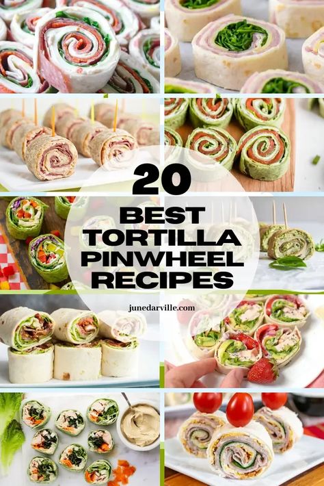 Looking for creative roll ups for a lunchbox, potluck party or an appetizer? Check out these 20 tortilla pinwheel recipes from fellow food bloggers!