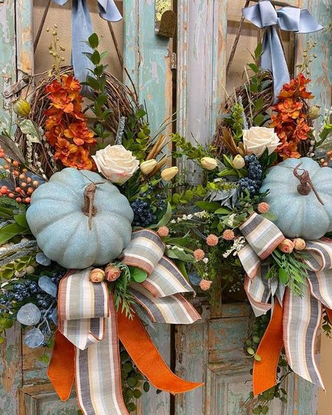 Decoration, Autumn Wreaths, Instagram, Halloween, Autumn Decorating, Fall Decor Wreaths, Fall Wreaths, Fall Wreath, Fall Halloween Decor