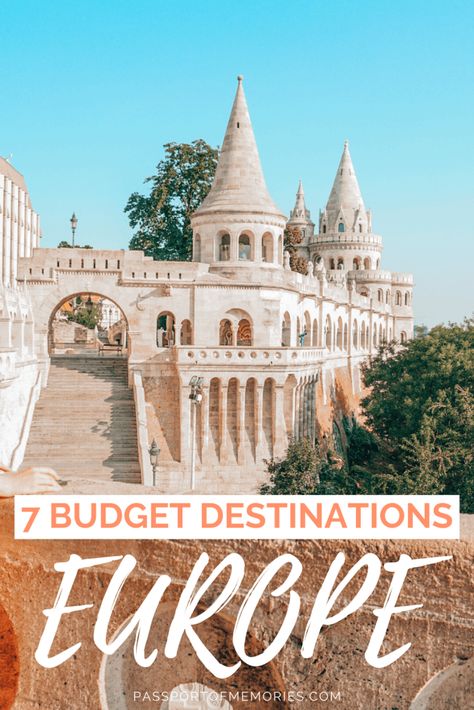 7 Budget Destinations in Europe Paris, Bali, Europe Destinations, Backpacking Europe, Trips, Destinations, Hotels, Europe Travel Tips, Budget Travel Europe