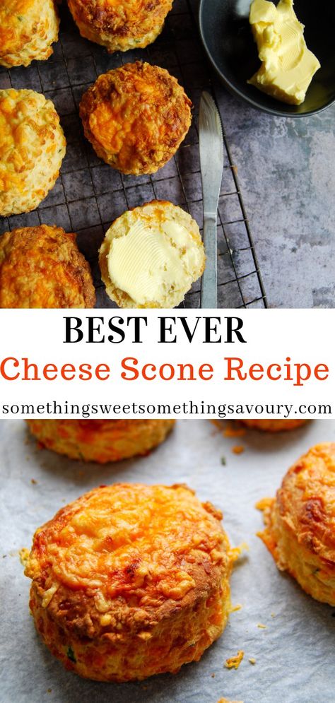 Muffin, Brunch, Scones, Desserts, Biscuits, Dessert, Cheese Scones, Cheese Scone Recipes, Recipe For Cheese Scones