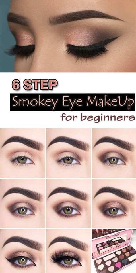Nowadays, Smokey Eye makeup in trend. In this article, you will learn Smokey Eye Makeup Step by Step. come and Let's know How to make smokey eyes? Natural Make Up, Eye Make Up, Make Up Ideas, Lip Gloss, Concealer, Make Up Looks, Eye Makeup Steps, Makeup For Small Eyes, Eye Makeup