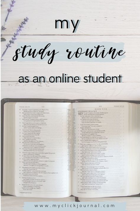Here is my study routine with study tips as an early grad online student! this study routine is perfect for all students, if it's high school, online classes, or college and university. I also included my study routine schedule so you can get an idea of how a typical study day of me looks like. #studyroutine #studytips #timemanagement High School, Study Tips, Organisation, Study Tips For Students, Study Tips College, School Study Tips, Study Schedule, Study Skills, Life Hacks For School