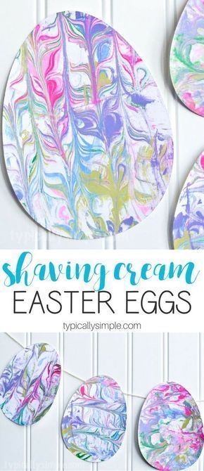 Pre K, Diy, Origami, Easter Crafts, Shaving Cream Easter Eggs, Easter Stem Activities, Easter Art, Easter Projects, Easter Crafts For Toddlers