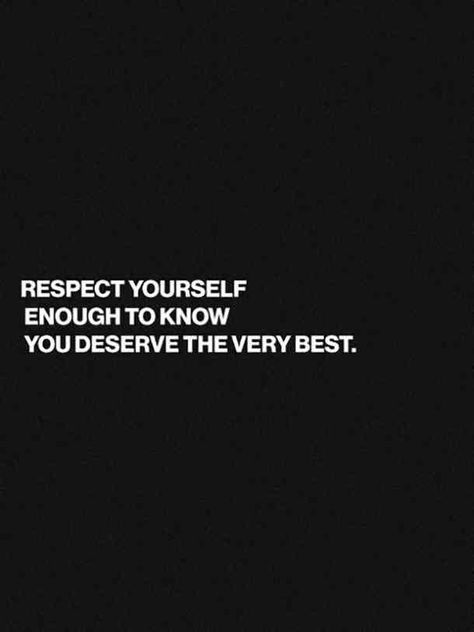 "Respect yourself enough to know you deserve the very best." — Unknown   #quotes #breakup #breakupquotes Follow us on Pinterest: www.pinterest.com/yourtango Motivation, Inspiration, Deserve Better Quotes, Get Over It Quotes, You Deserve Better Quotes, Get Over Him Quotes, Respect Yourself Quotes, You Deserve Quotes, Quotes To Live By