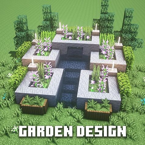ExecutiveTree-MinecraftBuilds on Instagram: “Minecraft: Garden Design . 3 variations of a garden design. You guys liked my previous plant decoration so here’s are similar ones! Comment…” Minecraft Crafts, Minecraft House Designs, Minecraft Farm, Minecraft Cottage, Minecraft Plans, Minecraft Blueprints, Minecraft Room, Minecraft Garden, Minecraft Modern
