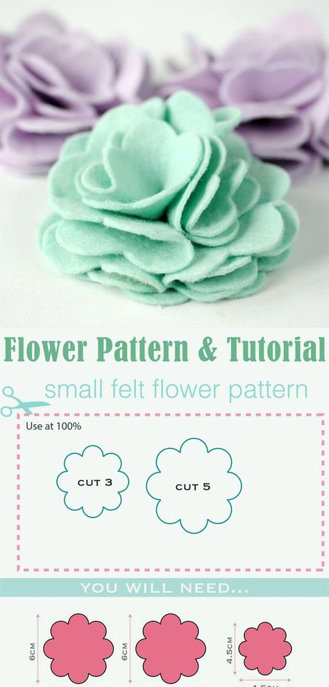 How to Make a Felt Rose Flower Art, Fabric Flowers, Bijoux, Crafts, Felt Flowers, Felt Flowers Diy, Felt Flower Diy, Felt Flowers Patterns, Felt Flower Garland