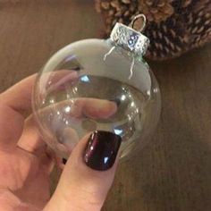 Ornament, Decoration, Diy, Diy Glass, Clear Plastic Ornaments, Glass Christmas Ornaments, Diy Christmas Ball, Diy Christmas Ornaments, Decorating