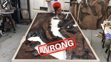 Tables, Woodworking Projects, Decoration, Wood Resin Table, Wood Resin, Diy Resin Wood Table, Epoxy Wood Table, Resin And Wood Diy, Wood Table Design