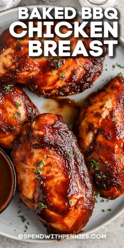 Foodies, Casserole, Desserts, Baked Barbecue Chicken Breasts, Bbq Baked Chicken Breast, Oven Baked Bbq Chicken Breast, Bbq Chicken Breast Recipe, Bbq Chicken Breast, Oven Baked Bbq Chicken
