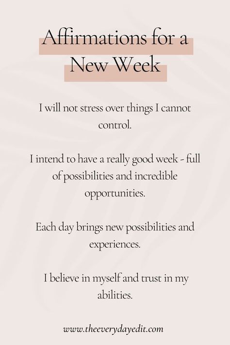 Daily Positive Affirmations, Affirmations For Women, Daily Affirmations, Positive Self Affirmations, Gratitude Affirmations, Positive Mindset, Positive Affirmations, Positive Affirmations Quotes, Morning Affirmations