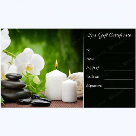 Spa Day Gift Certificate Template (1) - TEMPLATES EXAMPLE | TEMPLATES EXAMPLE Diy, Corporate Gifts, Spa Gift Certificate, Spa Gift Card, Massage Gift Certificate, Gift Certificate Template, Gift Vouchers, Spa Day Gifts, Gift Card