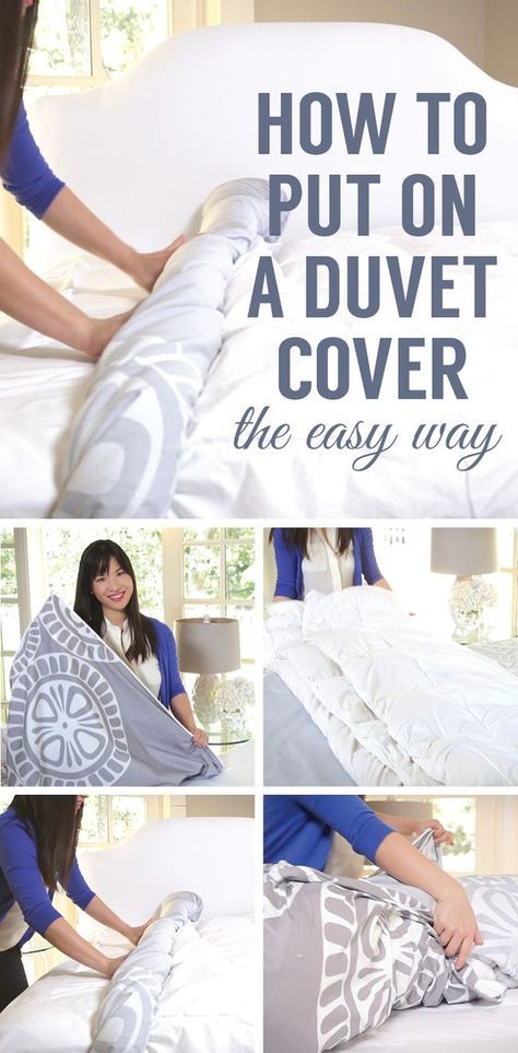 Watch and see the easiest way to put on a duvet cover! Home, Getting Organised, Organisation, Life Hacks, Home Décor, Duvet Covers, Duvet, Bedding Sets, Home Hacks