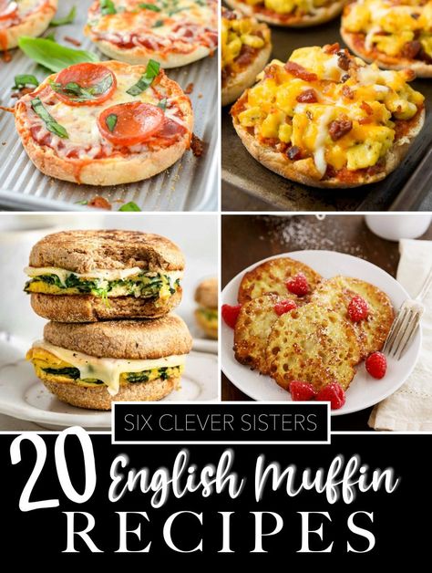 Foodies, Snacks, Muffin, Sandwiches, English Muffin Sandwich Ideas Lunch, English Muffin Breakfast Sandwich, Freezer English Muffin Sandwiches, English Muffin Breakfast, English Muffin Pizza