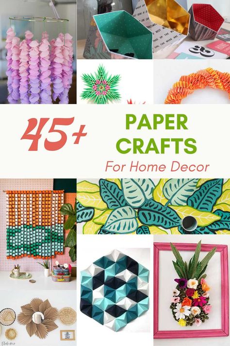 Spruce up your home decor with captivating paper crafts! Discover budget-friendly DIY ideas and let your creativity soar. Transform your space into an artistic haven with enchanting wall art, whimsical paper flowers, and more. Elevate your style with these mesmerizing paper creations. Crafts, Paper Folding, Paper Wall Art Diy, Paper Wall Art, Easy Paper Crafts, Diy Paper, Paper Projects, Paper Decorations, Paper Umbrellas