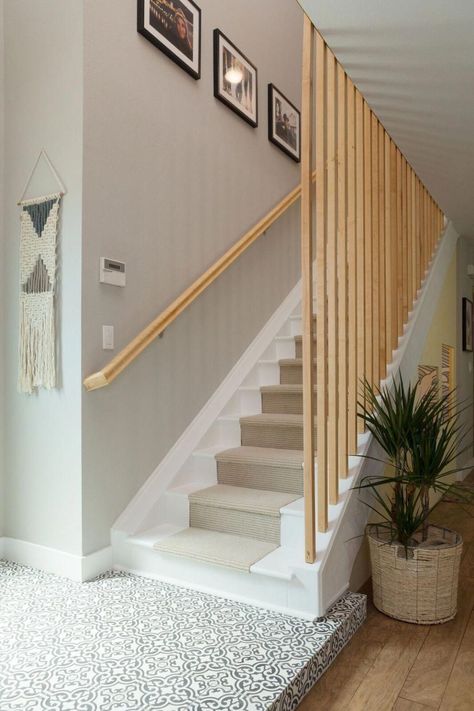 Stair Remodel, Stair Railing Design, Home Stairs Design, Open Stairs, Open Staircase, Stairs Design Modern, Stairs Design, House Stairs, Railing Design