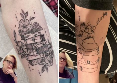 The 'What I Wanted Vs. What I Got' Trend Has People Sharing Funny Stories Of Frustration (35 New Pics) | Bored Panda Tattoos, People, Literary Tattoos, Book Tattoo, Tattoos For Women, Are You The One, Beautiful Tattoos, Cruel, American Psychological Association