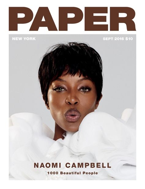 Naomi Campbell on Paper Magazine September 2016 Cover Editorial, Collage, Posters, Magazine Covers, Vogue, Covergirl, Paper Magazine Cover, Magazines, Paper News