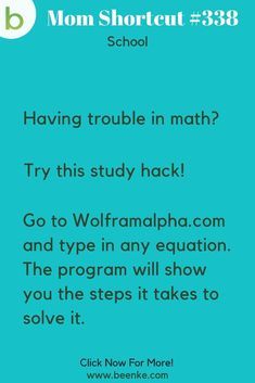 Life Hacks, Useful Life Hacks, Math Help, Helpful Hints, Math Lessons, Study Skills, Math Methods, Homeschool Math, Math Tricks