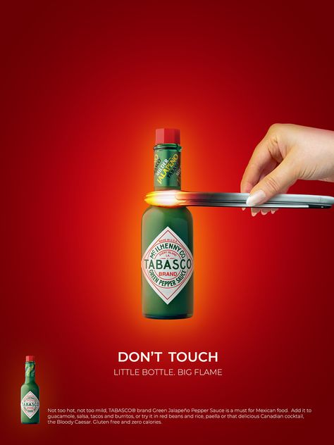 Tabasco, Food Graphic Design, Pub, Best Ads, Print Advertising, Advertising Ads, Ads Creative, Ads, Print Ads