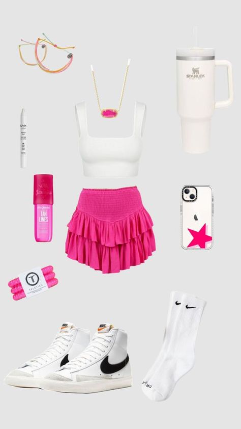 preppy outfit Pink, Preppy Style, Outfits, Clothes, Haar, Cute Simple Outfits, Fit, Cute Outfits, Inspo