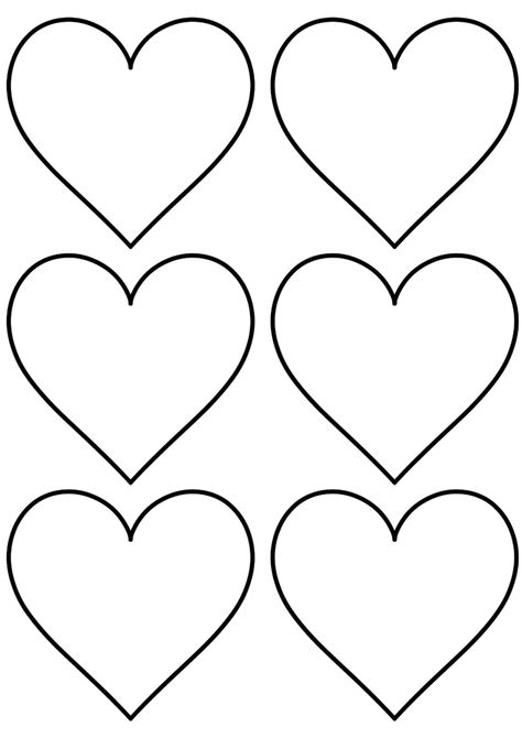 Molde, Colouring Pages, Paper Crafts, Crafts, Pre K, Patchwork, Printable Crafts, Printable Heart Template, Printable Hearts