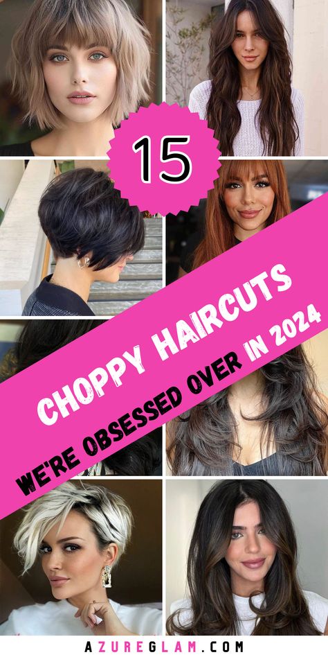 Get ready to unveil a fresh and contemporary look that defines the essence of 2024 with the exceptional allure of Choppy Haircuts 2024. Our exclusive collection showcases an extensive array of choppy haircuts meticulously curated to suit various hair lengths. Whether you envision a short, edgy haircut or prefer the allure of a medium-length choppy style, our selection caters to your unique preferences. Pixie Cuts, Inspiration, Ideas, Fresh, Medium Choppy Haircuts, Medium Choppy Hair, Choppy Haircuts, Medium Short Haircuts, Layered Haircuts Shoulder Length