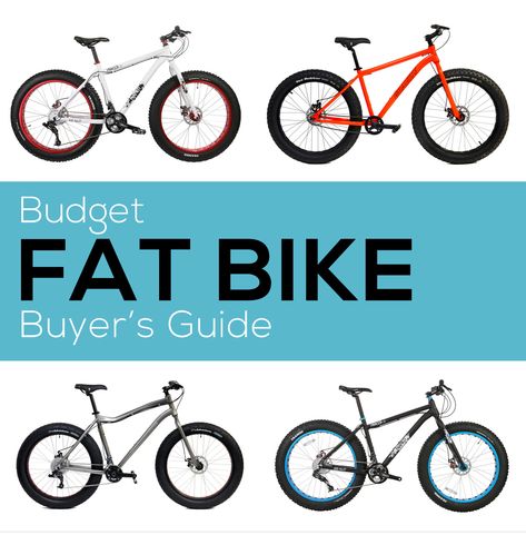 Buyer's Guide: Budget Fat Bikes Under $1500 - Singletracks Mountain Bike News Gadgets, Fitness, Bikepacking, Commuter Bike, Budgeting, Cycling For Beginners, Fat Bike, Budget, Bike Gear