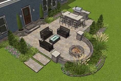 Outdoor, Back Garden Landscaping, Home, Small Backyard Patio, Backyard Patio Designs, Small Backyard Design, Patio Landscaping, Small Patio Design, Backyard Landscaping