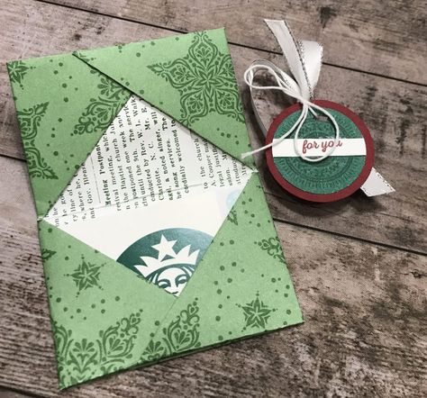 Quick and Easy Gift Card Holder - Avery's Owlery Gift Wrapping, Christmas Gift Card Holders, Diy Gift Card Holder Christmas, Christmas Gift Card, Gift Card Holder Diy, Diy Gift Card, Wrapping Gift Cards, Gift Card Envelope Diy, Wrapping Gift Cards Creative