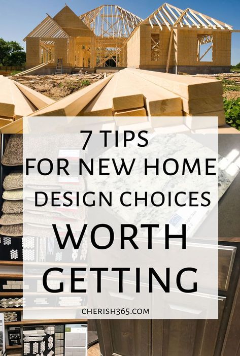 Building a new home? Which builder upgrades are worth it if you're on a budget? Here are 7 tips and ideas for home design center choices and walking into the meeting like a pro. Find your must haves with home plans, and ease the process with a mental checklist in mind! #homebuilding #homeimprovement #homedesign #dreamhome House Plans, Home, Home Improvement Projects, Inspiration, Design, Building A New Home, Building A New House, Home Builders, Home Building Tips