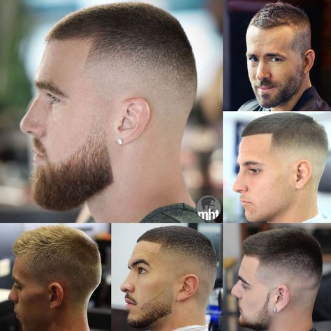 27 Best Military Haircuts For Men (2019 Guide) Mens Haircuts Fade, Military Haircuts Men, Military Haircuts, Mens Hairstyles Thick Hair, Mens Hairstyles With Beard, Military Style Haircuts, Haircuts For Men, Army Cut Hairstyle, Military Hair
