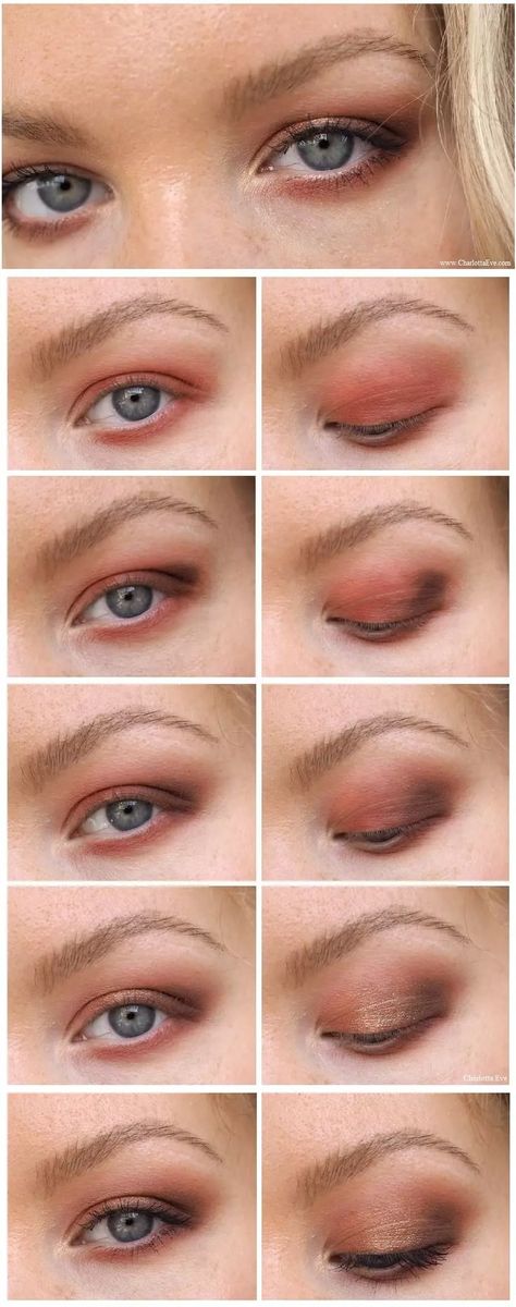 Deep set eyes makeup tricks. Seeing side by side the "do's" and the "don'ts" can be helpful in mastering your eyeshadow technique! Eyeliner, Eye Tutorial, Autumn Make Up, Maquiagem, Maquillaje, Make Up, Maquillaje De Ojos, Maquillaje Natural, Fall Makeup