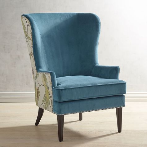 Home Décor, White Dining Chairs, Leather Dining Room Chairs, Teal Accent Chair, Teal Chair, High Back Chairs, Sofa Chair, Leather Chair, Printed Chair
