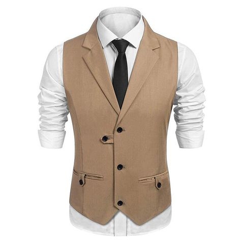 Suits, Men's Waistcoat, Mens Suit Vest, Mens Vest, Mens Clothing Styles, Men Vest Outfits, Waistcoat Men, Mens Fashion Suits, Men Dress
