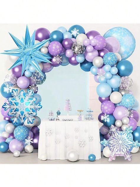 Elsa Birthday, Elsa Birthday Party, Girl Birthday Decorations, Frozen Birthday, Birthday Party, Balloons, Birthday Decorations, Frozen Theme, Frozen