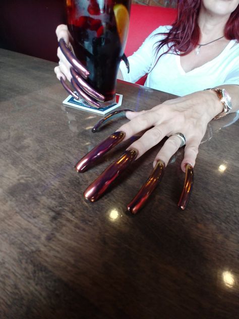 D1, Pedicures, Pedicure, Curved Nails, Long Red, Red Nails, Long Red Nails, Nail Candy, Long Square Acrylic Nails
