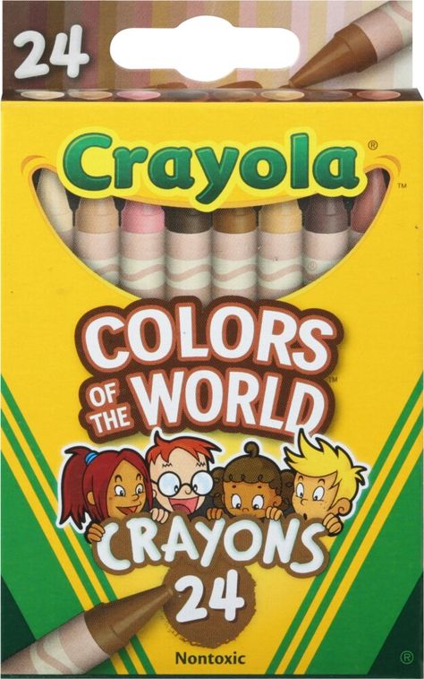 Crayola Crayons, Crayon, Crayon Set, Crayola, Multicultural Crayons, Nontoxic, Pops Cereal Box, Colored Paper