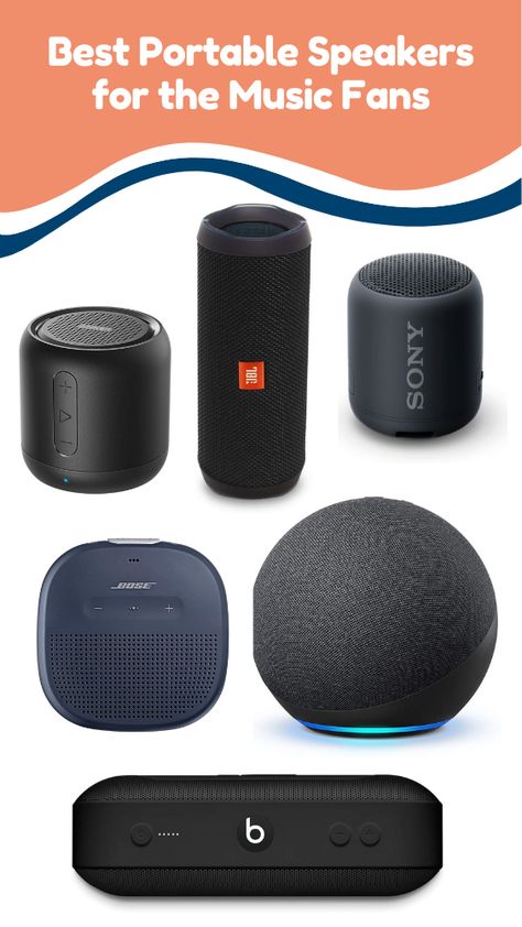 8 of the Best Portable Speakers for the Music Fans in Your Life It can sometimes be a bit difficult to pick out the best speaker, especially if we want it to be portable and durable. So we did the research for our music fans. Tattoos, Summer, Best Speakers For Music, Best Portable Bluetooth Speaker, Bluetooth Speakers Portable, Wireless Speakers Bluetooth, Best Wireless Speakers, Best Bluetooth Speaker, Wireless Speakers