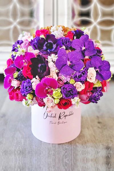 Order Floral Luxury Box Arrangements Online - Same-Day Delivery - Orchid Republic Floral, Flowers, Bloemen, Flores, Birthday Flowers, Vday, Flower, Chic Flowers, Beautiful Flowers