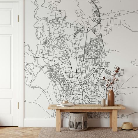 Printed on demand to fit perfect on your wall. Buy Dhaka Map wallpaper today or come in and see our other designs. Welcome to Happywall.com! Hamburg, Cardiff, Design, Belfast, Edinburgh, Birmingham, Street Mural, Nashville Map, Custom Wall