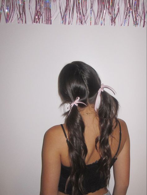 Ponytail Hairstyles, Cute Ponytails, Two Ponytails, Cute Hairstyles, Two Ponytail Hairstyles, Cute Hair, Pigtail, Bow Hairstyles, Pigtail Braids
