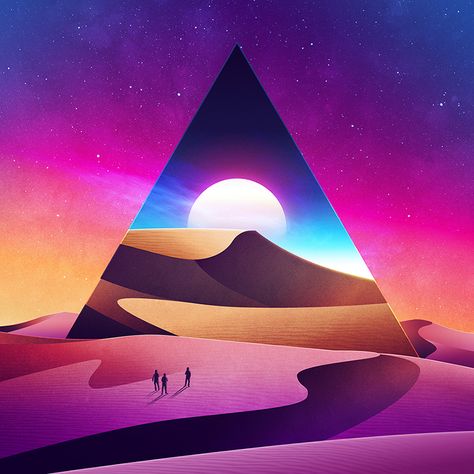james white's psychedelically smooth sci-fi landscapes are out of this world  www.designboom.com Psychedelic Art, Kunst, Illuminati, Poster, Psychedelic, Resim, Illustration Art, Abstract, Artwork