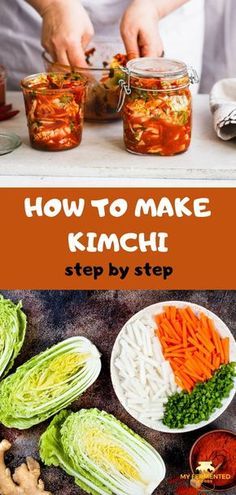 Sandwiches, Sauces, Healthy Recipes, Kimchi Cabbage, Kimchi Recipe, Korean Kimchi Recipe, Asian Dishes, Korean Kimchi, Fermented Vegetables Recipes