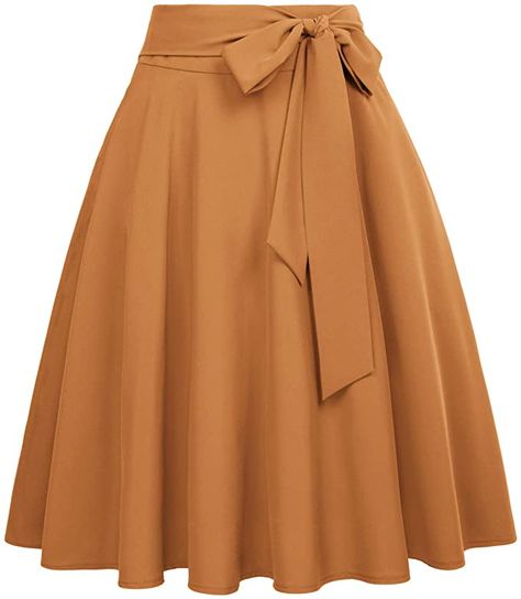 Outfits, Skirt Outfits, Midi Flare Skirt, Pleated Midi Skirt, Flare Skirt, Skirts With Pockets, High Waisted Skirt, Midi Skirt, Swing Skirt