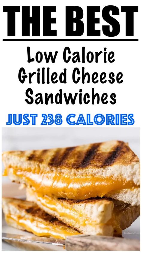 Low Calorie + Protein Packed Grilled Cheese Healthy Recipes, Low Calorie Recipes, Protein, Low Calorie Sandwich, Low Calorie Cheese, High Protein Low Calorie, Low Calorie Protein, Low Calorie Bread, Low Cal Recipes