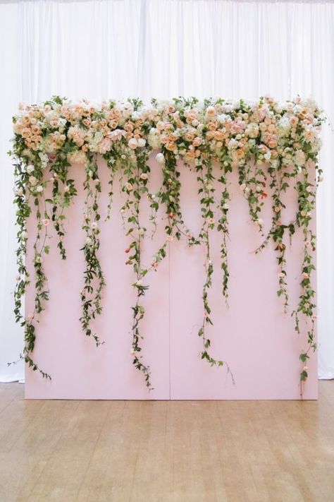 Flower wall wedding