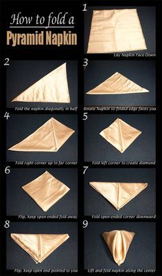 Diy, Origami, Napkin Folding Tutorial, Easy Napkin Folding, Cloth Napkin Folding, Cloth Napkin, Napkin Folding, Diy Napkin Folding, Fancy Napkin Folding