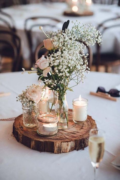 Outstanding Wedding Table Decorations ❤ See more: http://www.weddingforward.com/wedding-table-decorations/ #weddings Diy Wedding Decorations, Wedding Centrepieces, Wedding Decorations, Rustic Wedding Decorations, Wedding Deco, Rustic Wedding Decor, Wedding Table Decorations, Rustic Wedding, Wedding Centerpieces
