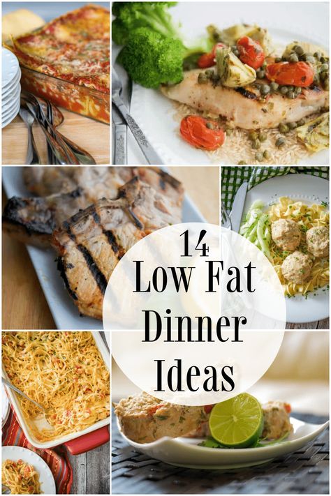 14 Low Fat Dinner Ideas Diet Recipes, Ideas, Healthy Recipes, Low Fat Dinner Recipes, Low Fat Dinner, Low Carb Meals Easy, Low Fat Diet Recipes, Diet Menu, Low Carb Diet